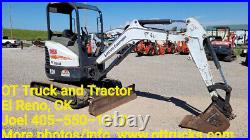 2015 Bobcat e26 Mini Ex Compact Excavator 2750 HRS 27HP 6000# Used