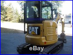 2015 CATERPILLAR 303E CR MINI EXCAVATOR, ENCLOSED CAB with HEAT ONLY 171 HOURS