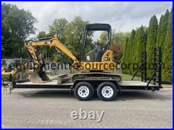 2015 CAT 303E CR Excavator & Premier Trailer PACKAGE