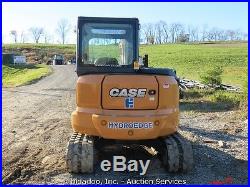2015 Case CX55B Mini Excavator Cab Heat A/C Hydrualic Thumb Rubber Tracks