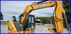 2015 Case CX75CSR Excavator. Only 1342 One Owner Hours! Just Serviced
