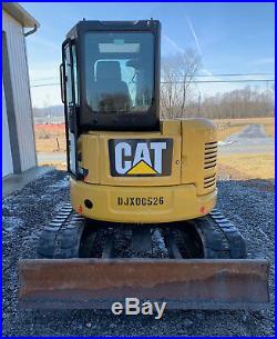 2015 Cat 305E2 CR Mini Track Excavator CAB HEAT/AIR