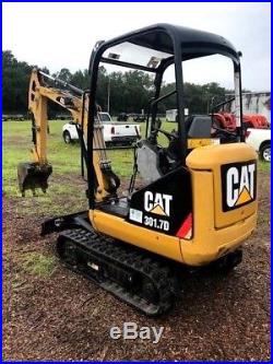 2015 Caterpillar 301.7d Mini Excavator! Only 614 Hours! Expandable Tracks