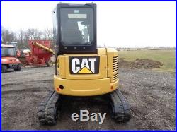 2015 Caterpillar 303.5E2CR Excavator, Cab/Heat/Air, Aux Hyd, 2 Speed, 1,560Hrs