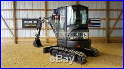2015 Caterpillar 303e Cr Cab Heat Mini Track Crawler Excavator 303
