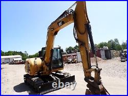 2015 Caterpillar 308E2 CR Hydraulic Excavator RUNS STRONG! Q/C A/C Hammer Lines