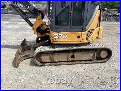 2015 Deere 27d Mini Excavator St# 4557