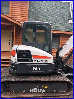 2015 E45 Bobcat Mini Excavator