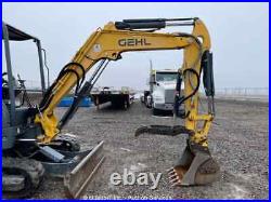 2015 Gehl Z35 Mini Excavator Trackhoe Hydraulic Thumb Blade Q/C Bucket bidadoo