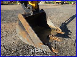 2015 JCB 8018CTS Mini Excavator Extendable Rubber Tracks Backhoe Aux Hydraulics