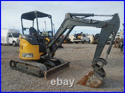 2015 John Deere 26G Compact Mini Track Excavator 20Hp 2649Hrs 6KWeight Used