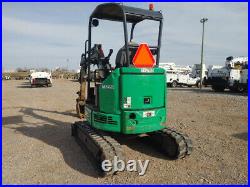 2015 John Deere 26G Excavator Mini Ex Trackhoe 2943Hrs 20Hp Used