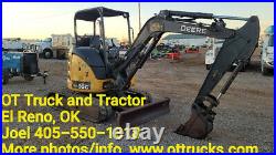 2015 John Deere 35G Mini Ex Excavator Trackhoe Track Hoe JD 35 G