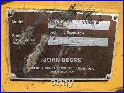 2015 John Deere 50G Hydraulic Mini Excavator