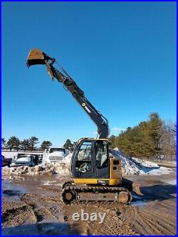 2015 John Deere 75G Hydraulic Excavator LOW HR 2950