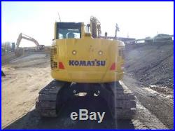 2015 Komatsu PC138USLC Hydraulic Excavator Backhoe Dozer Blade Enclosed Cab