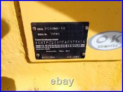 2015 Komatsu PC88MR-10 Hydraulic Excavator HI RAIL! A/C EROPS STREET PADS PC88