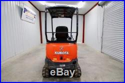 2015 Kubota K018-4 Mini Track Excavator, Var-width Undercarriage, 648 Hours