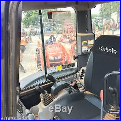 2015 Kubota KX040-4 Mini-Excavator Diesel Rubber Track 6-Way Blade Bobcat Cat