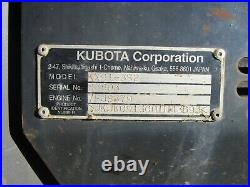 2015 Kubota KX913S2 Mini Excavator Loader Diesel Enclosed Cab Dozer Blade