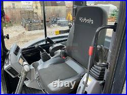 2015 Kubota Kx040-4 Mini Excavator, Cab, Aux Hyd, Hyd Thumb, Heat, 436 Hours