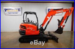 2015 Kubota Kx040-4r1 Mini Compact Excavator, 6 In 1 Blade, Front Aux. Hyd