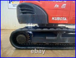 2015 Kubota Kx080-4 Cab Excavator With Ac/heat, 18 Bucket