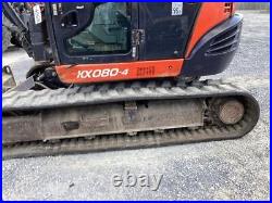 2015 Kubota Kx080-4 Excavator St# 4565