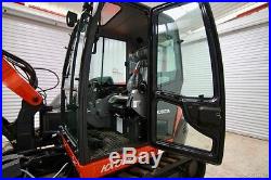 2015 Kubota Kx080-4r3 Excavator, Cab, Ac/heat, Hyd Thumb, Angle Blade, 85 Hrs