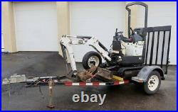 2015 Model Bobcat 418 Mini Excavator with Custom Equipment Trailer- Low Hours