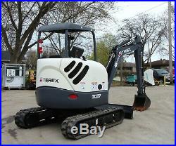 2015 Terex TC37 Mini Excavator 80.1 Hours! 8,000lb Machine