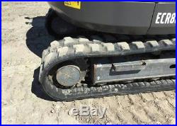 2015 Volvo Ecr88d Mini Excavator A/c Cab Hydraulic Q/c Aux Blade