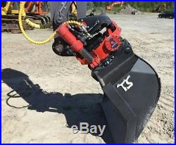 2015 Volvo Ecr88d Mini Excavator A/c Cab Hydraulic Q/c Aux Blade