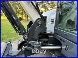 2016 Bobcat E85 Excavator Enclosed Cab Switchable Controls Aux Hydraulics