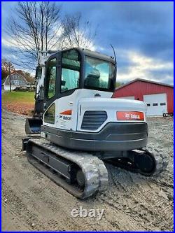 2016 Bobcat E85 Excavator Loaded Long Arm New Hydraulic Thumb Ready To Work