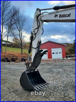 2016 Bobcat E85 Excavator Loaded Long Arm New Hydraulic Thumb Ready To Work