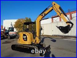 2016 Caterpillar 305E2CR MIni Excavator Diesel Swing Boom Backfill Blade