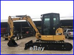 2016 Caterpillar 305E2 CR New Unused Rubber Track Excavator Hyd Thumb Swing Boom