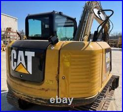 2016 Caterpillar 307e2 Cr Cab Air Heat Track Mini Excavator Cat 307