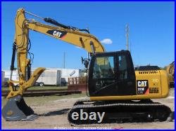 2016 Caterpillar 313FLGC Excavator Trackhoe Cab A/C Aux Hyd Q/C Thumb bidadoo