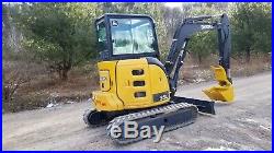 2016 Deere 35g Excavator Low Hour Heat A/c Hydraulic Thumb Ready To Work In Pa
