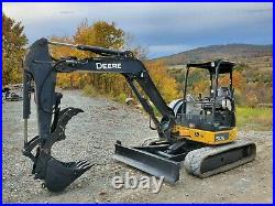2016 Deere 50g Excavator New Hydraulic Thumb Angle Blade Ready 2 Work We Finance