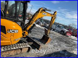2016 JCB 8035ZTS Hydraulic Mini Excavator with Cab & Thumb Super Clean 700Hrs