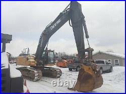 2016 John Deere 350G LC Excavator MINT! 4K HRS AUX HYD. JRB Q/C DOZER PADS 350