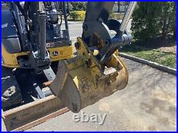2016 John Deere 35G Mini Excavator Rubber Tracks Backhoe Aux Hyd Blade