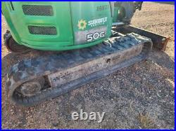 2016 John Deere 50G Mini Excavator # 3803