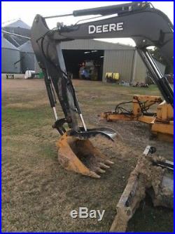 2016 John Deere 50G Mini Excavator Enclosed Cab Hydraulic Thumb