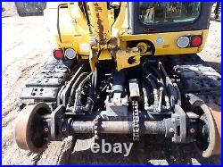 2016 Komatsu PC88MR-10 Hydraulic Excavator HI RAIL! A/C EROPS STREET PADS PC88