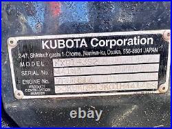 2016 Kubota KX91-3S2 Mini Hydraulic Excavator Diesel