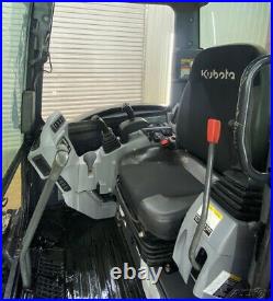 2016 Kubota Kx040-4 Cab Mini Compact Excavator With Ac/heat